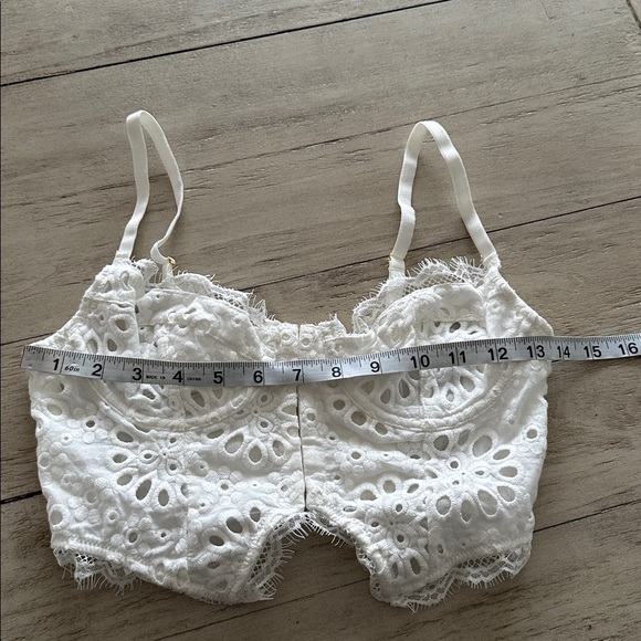 NWOT Anthropologie The Giselle Lace Bustier - Eyelet Edition size XS - Picture 10 of 11